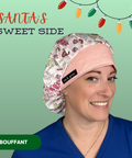 Santa’S Sweet Side  - Scrub Cap - rae & grace - Bouffant