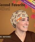 Fall Is My Second Favorite F-Word - Scrub Cap - rae & grace - Euro - Matching Top