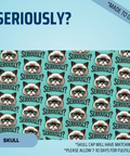 Seriously - Grumpy Cat - Scrub Cap - rae & grace - Skull Cap - *Made to order