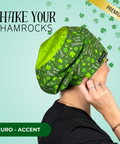 Sake Your Shamrocks - Scrub Cap - rae & grace - Euro - Accent Top
