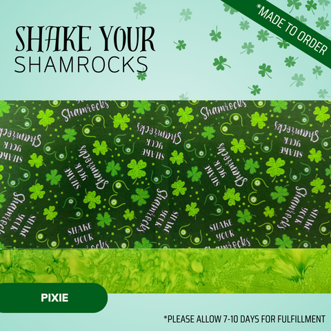 Sake Your Shamrocks - Scrub Cap - rae & grace - Pixie - *Made to order