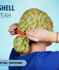Shell Yeah - Scrub Cap - rae & grace - Ponytail - Matching Top
