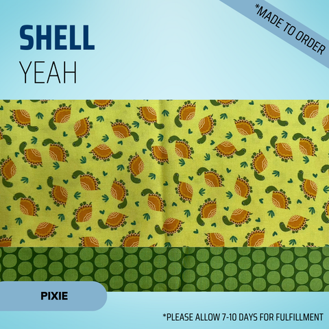 Shell Yeah - Scrub Cap - rae & grace - Pixie - *Made to order