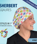 Sherbet Squares - Scrub Cap - rae & grace - Stretch