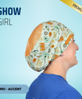 Show Girl - Scrub Cap - rae & grace - Euro - Accent Top