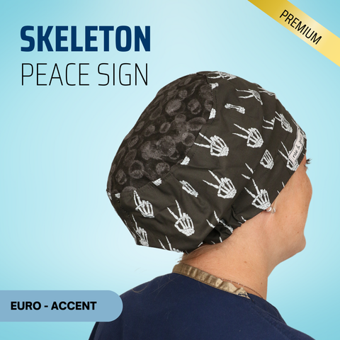 Skeleton Peace Sign