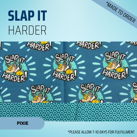 Slap It Harder - Scrub Cap - rae & grace - Pixie - *Made to order