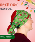 Snack Cake Season - Scrub Cap - rae & grace - Ponytail - Accent Top