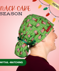 Snack Cake Season - Scrub Cap - rae & grace - Ponytail - Matching Top