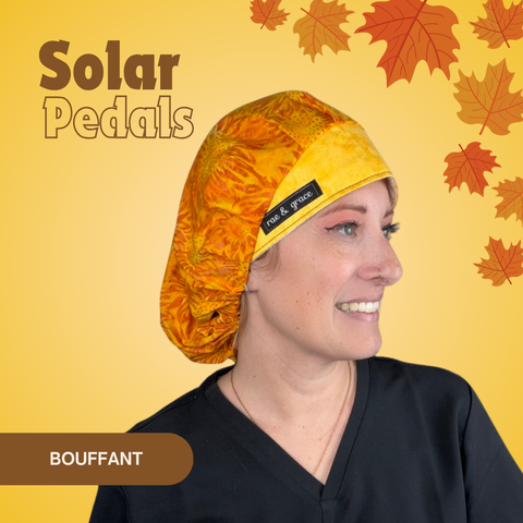 Solar Pedals - Scrub Cap - rae & grace - Bouffant