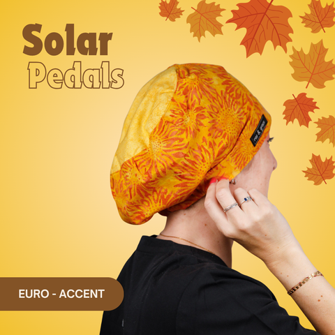 Solar Pedals - Scrub Cap - rae & grace - Euro - Accent Top