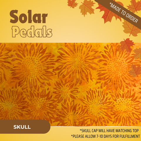 Solar Pedals - Scrub Cap - rae & grace - Skull Cap - *Made to order