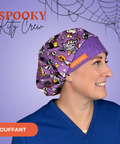 Spooky Kitty Crew  - Scrub Cap - rae & grace - Bouffant