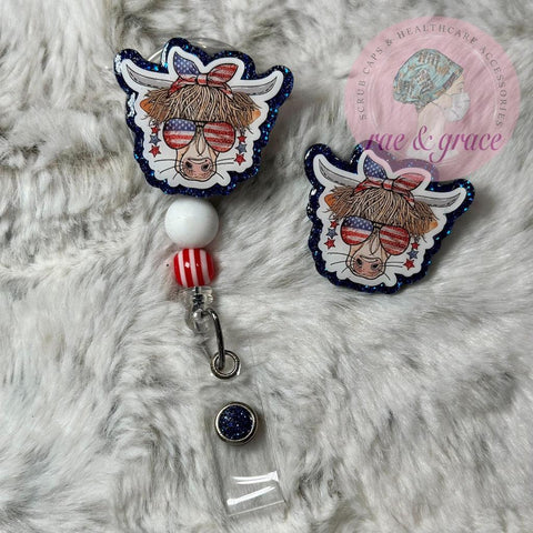 Stars & Stripes Bovine - Badge Reel