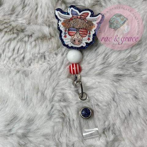 Stars & Stripes Bovine - Badge Reel