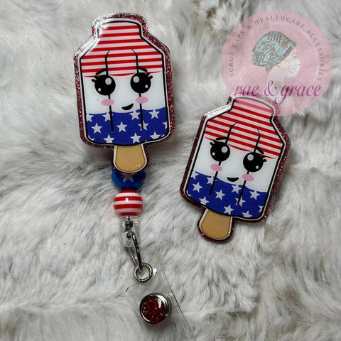 Stars & Stripes Popsicles - Badge Reel