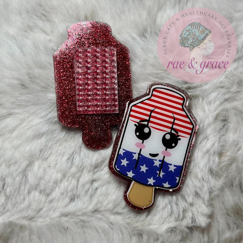 Stars & Stripes Popsicles - Badge Reel