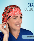 Stay Golden  - Scrub Cap - rae & grace - Bouffant