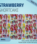 Strawberry Shortcake - Scrub Cap - rae & grace - Skull Cap - Made to order Please allow 7-10 days for fulfillment.