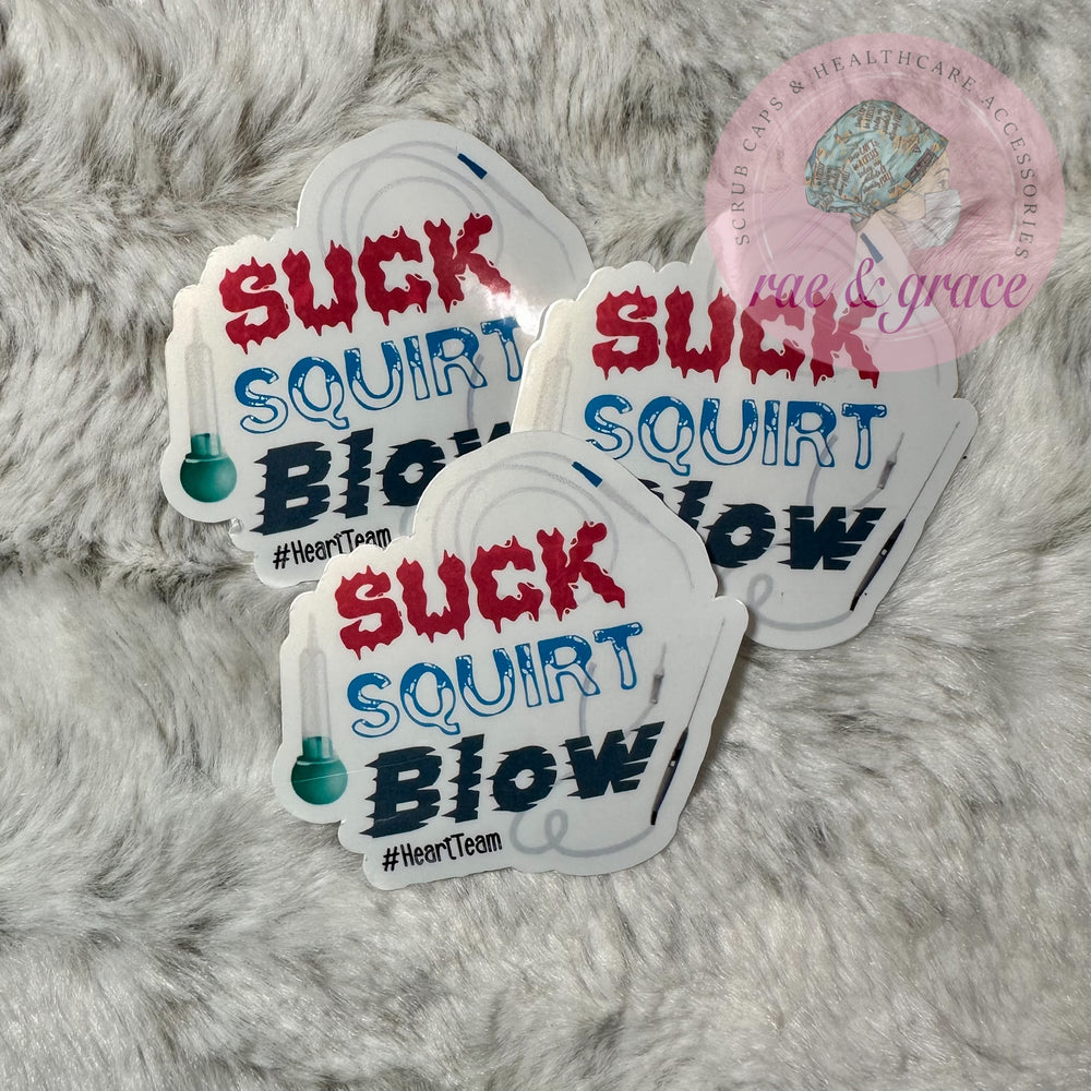 Suck Squirt Blow - Sticker