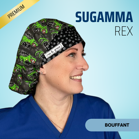Sugamma Rex - Scrub Cap - rae & grace - Bouffant