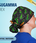 Sugamma Rex - Scrub Cap - rae & grace - Ponytail - Matching Top