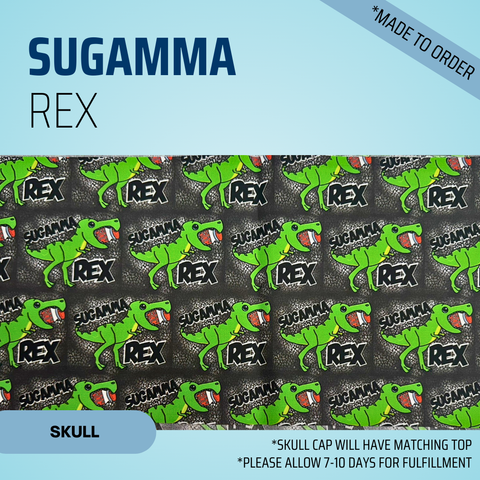Sugamma Rex - Scrub Cap - rae & grace - Skull Cap - *Made to order