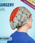 Surgery Girl - Scrub Cap - rae & grace - Euro - Accent Top