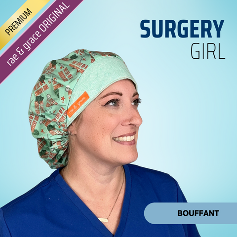 Surgery Girl - Scrub Cap - rae & grace - Bouffant