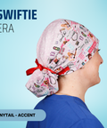 Swiftie Era - Scrub Cap - rae & grace - Ponytail - Accent Top