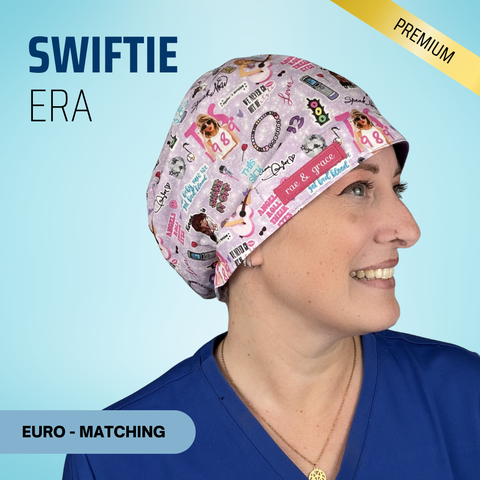 Swiftie Era - Scrub Cap - rae & grace - Euro - Matching Top