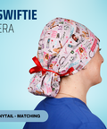 Swiftie Era - Scrub Cap - rae & grace - Ponytail - Matching Top