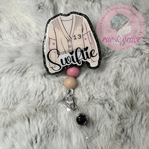 Swiftie Cardigan - Badge Reel