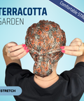 Terracotta Garden - Scrub Cap - rae & grace - Pixie - *Made to order
