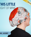 This Little Light Of Mine - Scrub Cap - rae & grace - Euro - Accent Top