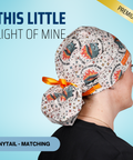 This Little Light Of Mine - Scrub Cap - rae & grace - Ponytail - Matching Top