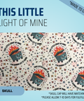 This Little Light Of Mine - Scrub Cap - rae & grace - Skull Cap - *Made to order
