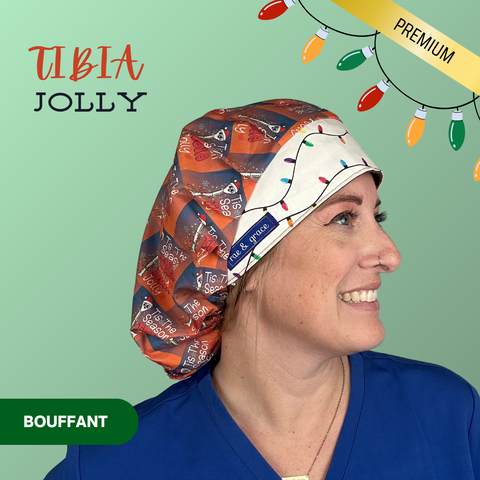 Tibia Jolly - Scrub Cap - rae & grace - Bouffant