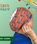 Tibia Jolly - Scrub Cap - rae & grace - Euro - Accent Top