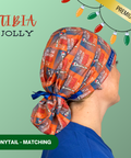 Tibia Jolly - Scrub Cap - rae & grace - Ponytail - Matching Top