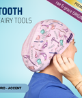 Tooth Fairy Tools - Scrub Cap - rae & grace - Euro - Accent Top