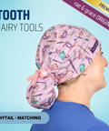 Tooth Fairy Tools - Scrub Cap - rae & grace - Ponytail - Matching Top