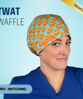 Twat Waffle - Scrub Cap - rae & grace - Euro - Matching Top