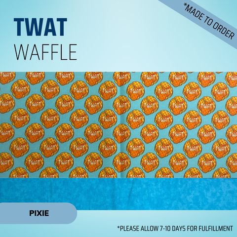 Twat Waffle - Scrub Cap - rae & grace - Pixie - *Made to order