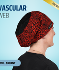 Vascular Web - Scrub Cap - rae & grace - Euro - Accent Top