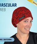 Vascular Web - Scrub Cap - rae & grace - Euro - Matching Top