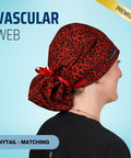 Vascular Web - Scrub Cap - rae & grace - Ponytail - Matching Top