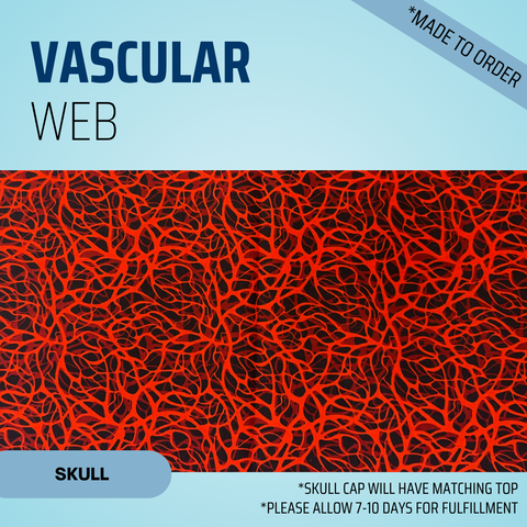 Vascular Web - Scrub Cap - rae & grace - Skull Cap - *Made to order
