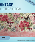 Vintage Flutter & Floral - Scrub Cap - rae & grace - Pixie - *Made to order
