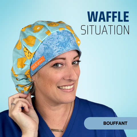 Waffle Situation - Scrub Cap - rae & grace - Bouffant
